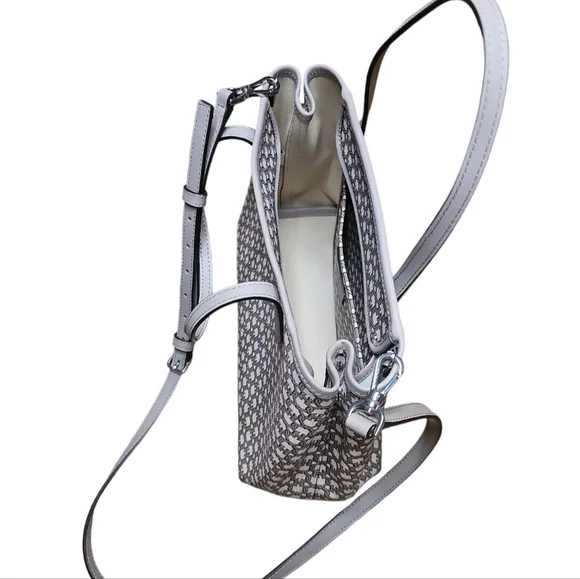 Kate Spade 2 pc. Link Satchel Bag/Matching Card Holder Cream/Beige Crossbody NWT - Picture 9 of 15